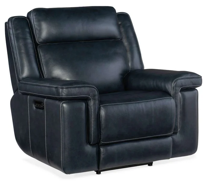 Hooker Furniture – Montel Lay Flat Power Recliner with Power Headrest & Lumbar – SS705-PHL1-047