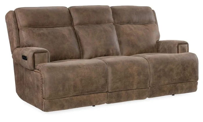 Hooker Furniture – Wheeler Power Sofa with Power Headrest – SS762-PHZ3-085