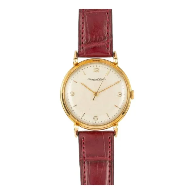 Iwc Schaffhausen Manual 36mm 18k Gold Vintage Watch Circa 1940s