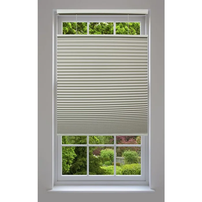 Linen Avenue Cordless Top Down Bottom Up Blackout Cellular Shade 18 W x 48 H White
