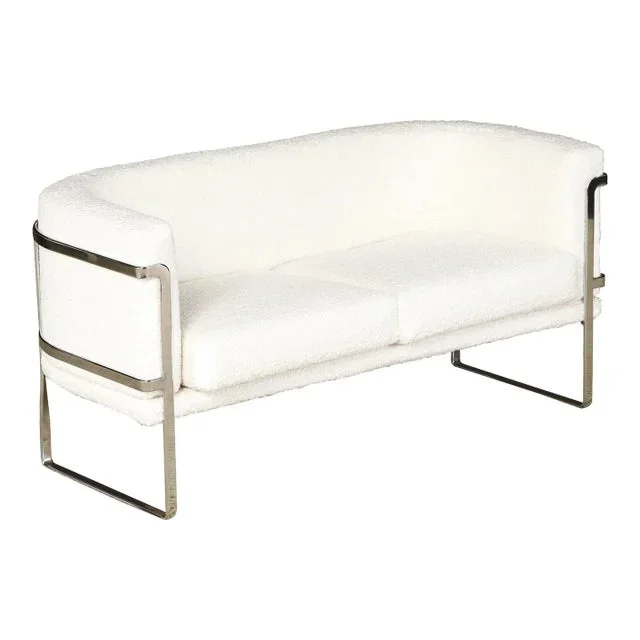 Loveseat Sofa by Claudio Salocchi for Sormani Italy, c 1970, Signed