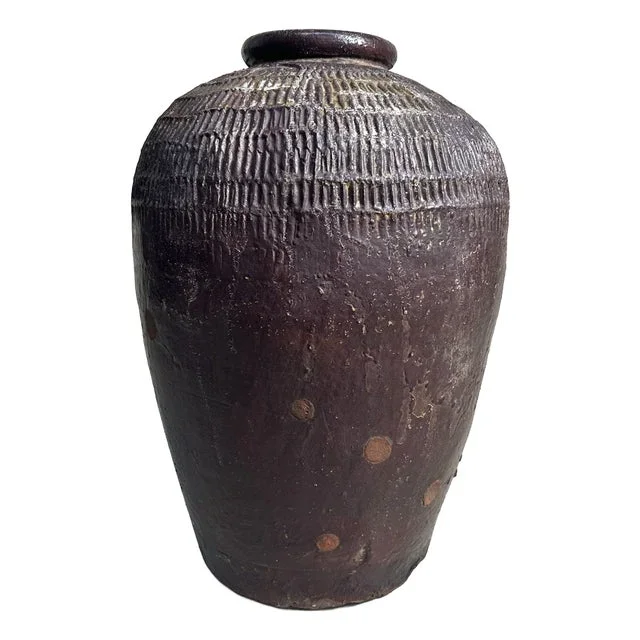 Meiji Tokoname (常滑) Tsubo Jar, Japan