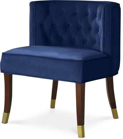 Meridian Furniture – Perry Navy Velvet Dining Chair (Set of 2) – 933Navy-C