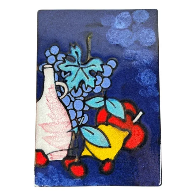 Mid-Century Modern German Studio Pottery Wall Plate from Ruscha, 1960s