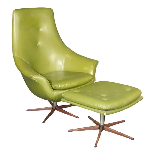 Mid Century Swivel Lounge Chair