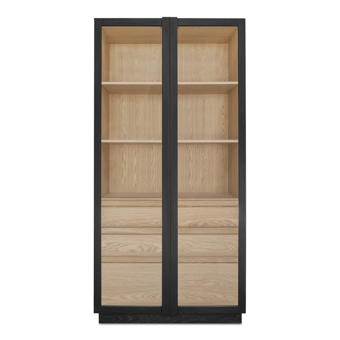 Moe’s Home Collection Charlotte Tall Cabinet Black