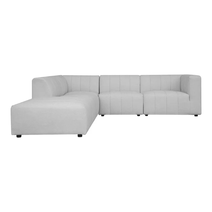 Moe’s Home Collection Lyric Dream Modular Sectional Left Oatmeal