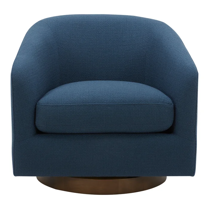 Moe’s Home Collection Oscy Swivel Chair Dark Atlantic