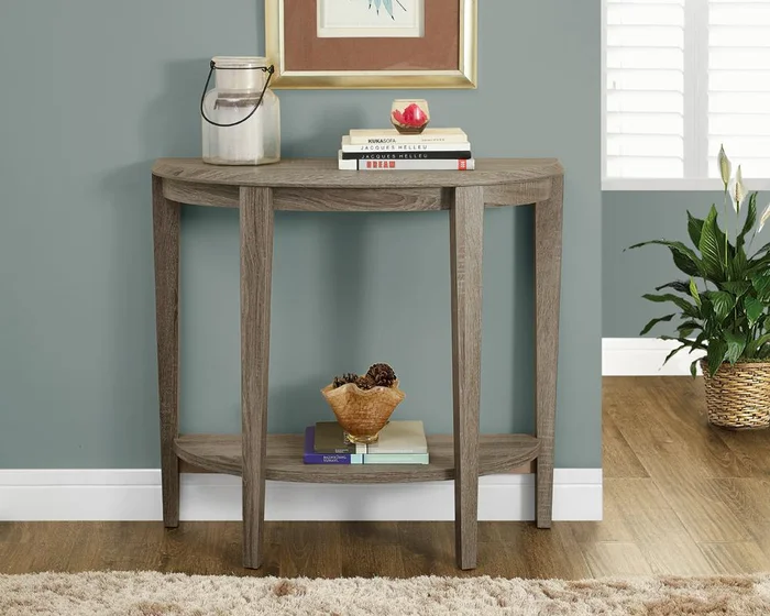 Monarch Specialties – Accent Table, Console, Entryway, Narrow, Sofa, Living Room, Bedroom, Laminate, Brown, Contemporary, Modern – I-2452