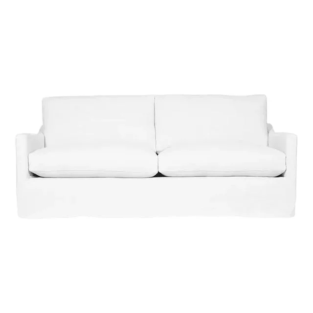 Moss Home Megan Loveseat 64″W, Bonanza Optic White