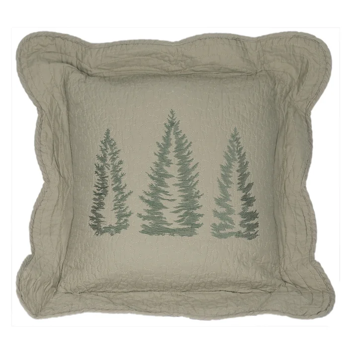 Neutral Tree Deciduous Pillow, Bear Creek Collection – Donna Sharp
