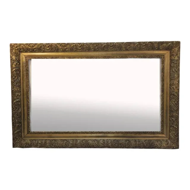 Ornate Antique Gold Carved Wood Frame