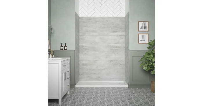 Ove Decors Misty 59-11/16″ X 32″ X 80″ Six Panel Alcove Shower Wall Kit