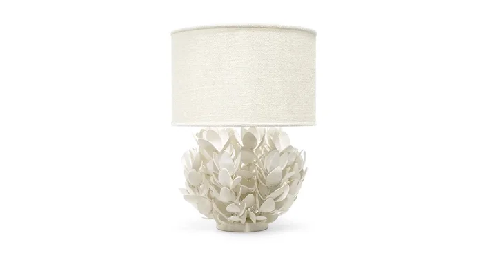 Palecek Coco Magnolia 30″ Tall Buffet Table Lamp
