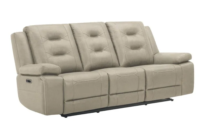 Parker Living – Caldwell – Tahoe Fog Power Reclining Sofa P2 – MCAL#832PH-TAFG