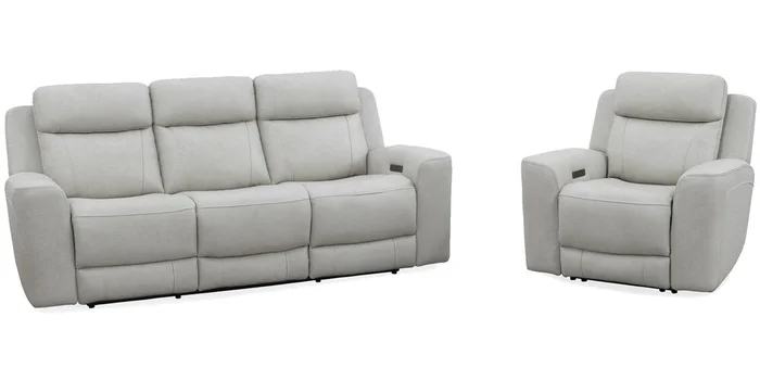 Parker Living – Calgary – Stone Power Reclining Sofa and Recliner – MCGR-31PH-STNE