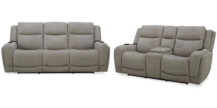 Parker Living – Penfield – Frappe Power Reclining Sofa and Loveseat – MPEN-32PHLZ-HM-FRAP