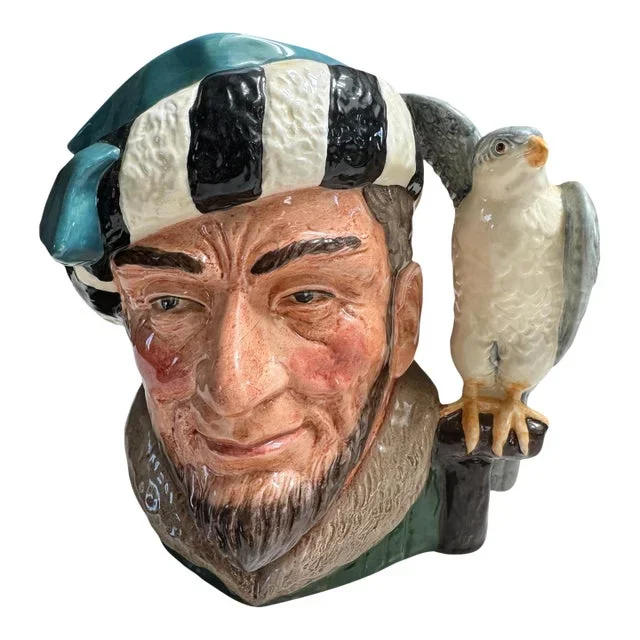 Royal Doulton “The Falconer” Large Character Jug – Designed by Max Henk, England (1960–1991)