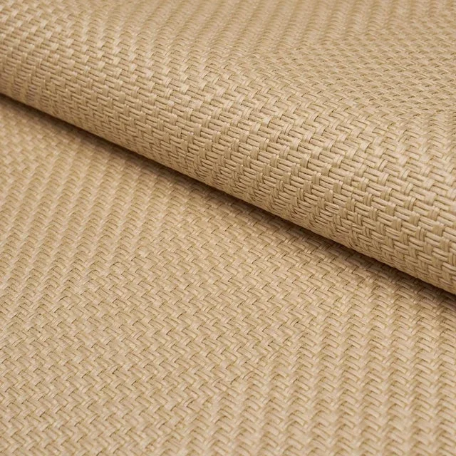SAMPLE – Schumacher X Johanna Ortiz Weaved Basketry Fabric In Natural