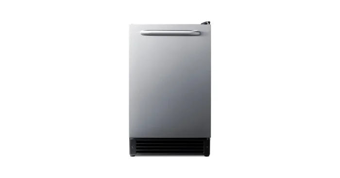 Summit 15 Inch Wide 12 Lbs. Capacity Built-In Ice Maker with 15 Lbs. Daily Ice Production and Drain Free Design