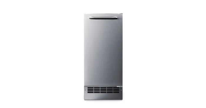 Summit 15 Inch Wide 22 Lbs. Capacity Built-In Ice Maker with 25 Lbs. Daily Ice Production and Removable Ice Bin with Scoop