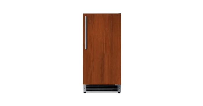 Summit 15 Inch Wide 22 Lbs. Capacity Panel Ready Built-In Ice Maker with 25 Lbs. Daily Ice Production and Reversible Door