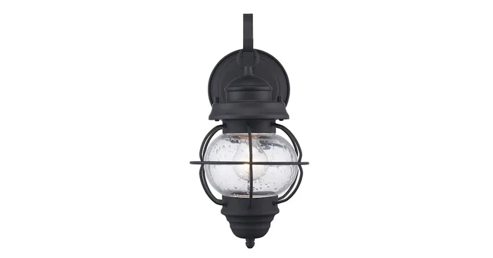 Trans Globe Lighting Modern Single Light Small Outdoor Wall Sconce from the Outdoor Collection