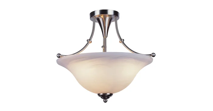 Trans Globe Lighting Payson 3 Light Semi-Flush Ceiling Fixture