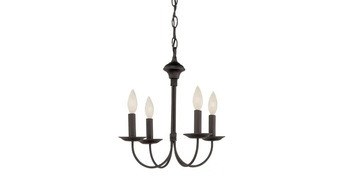 Trans Globe Lighting Traditional Four Light Up Lighting Mini Chandelier from the New Century Collection