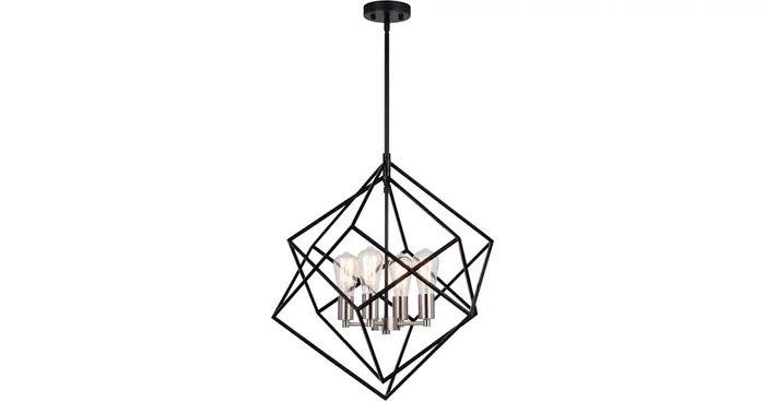 Vaxcel Lighting Rad 4 Light Pendant with Shade