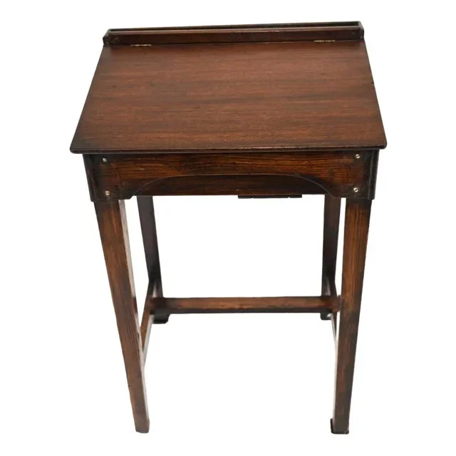 Victorian Mahogany Childrens School Desk, 1890s
