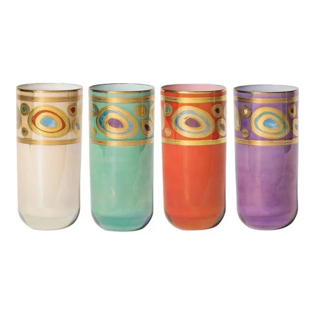 VIETRI Regalia Assorted Highballs – Set of 4