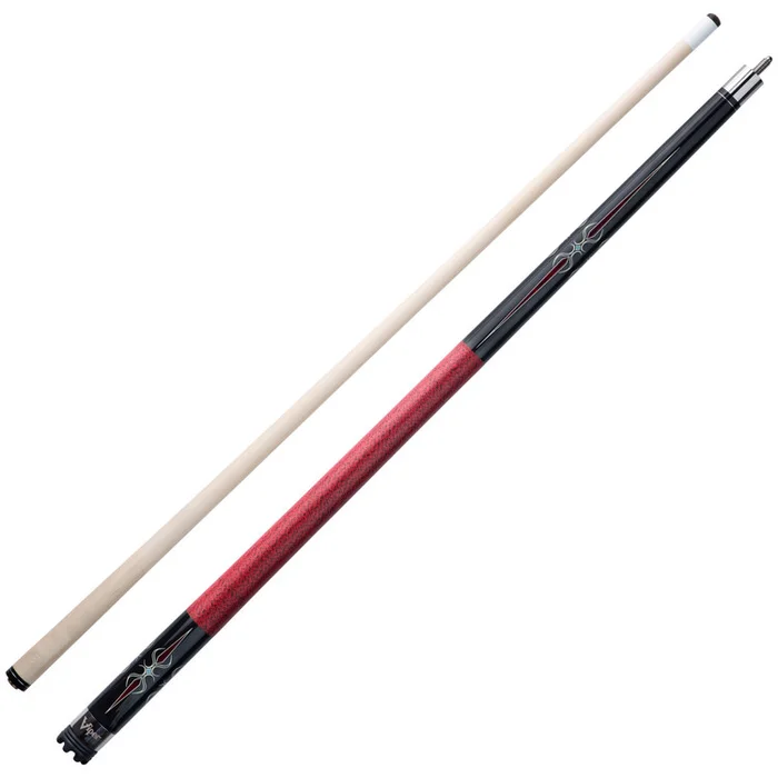 Viper Sinister Red and Black Wrap Billiard/Pool Cue Stick 21 Ounce