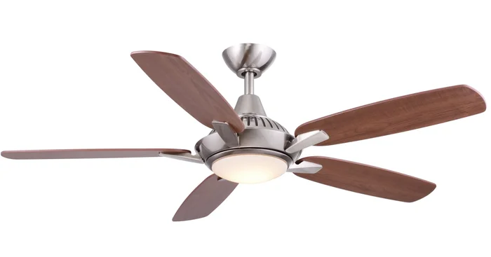 Wind River Solero 52″ 5 Blade Hanging Indoor Ceiling Fan with Reversible Motor, Light Kit, Blades, and Remote Included