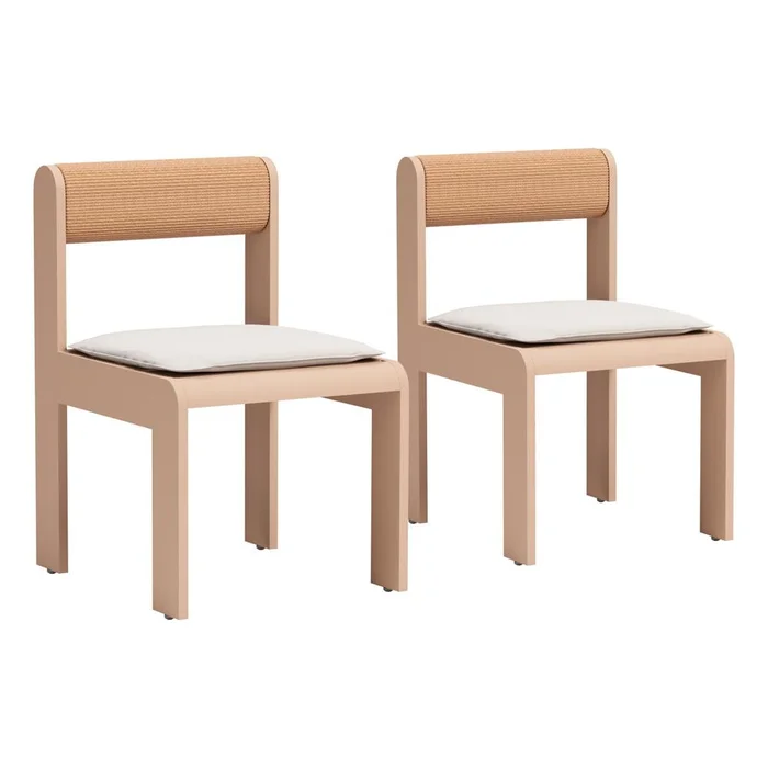 Zuo Modern – Island Dining Chair (Set of 2) White – 704043