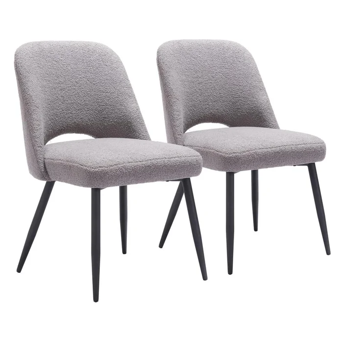 Zuo Modern – Teddy Dining Chair (Set of 2) Gray – 109328